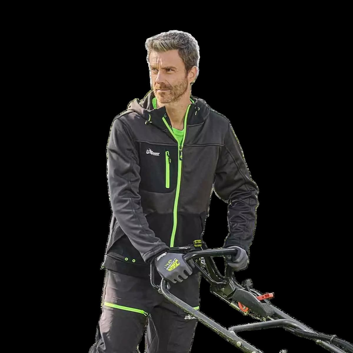 U-Power FU275RL, Galaxy Asphalt Grey/Green Sweatshirt, image 2