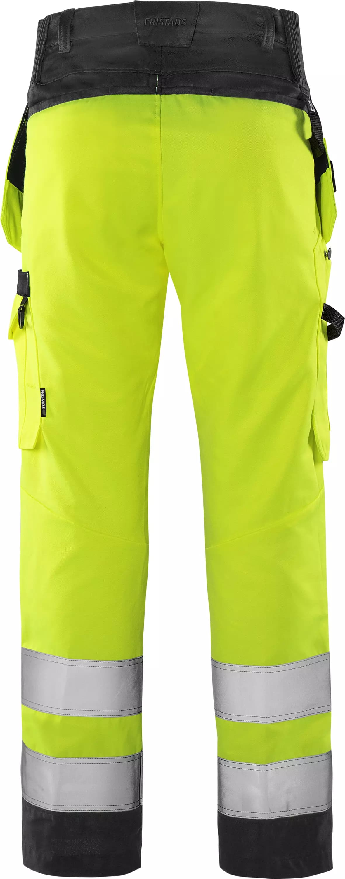 Fristads 131981-196, Green High Vis Craftsman Trousers Class 2 2641 GPLU, image 2