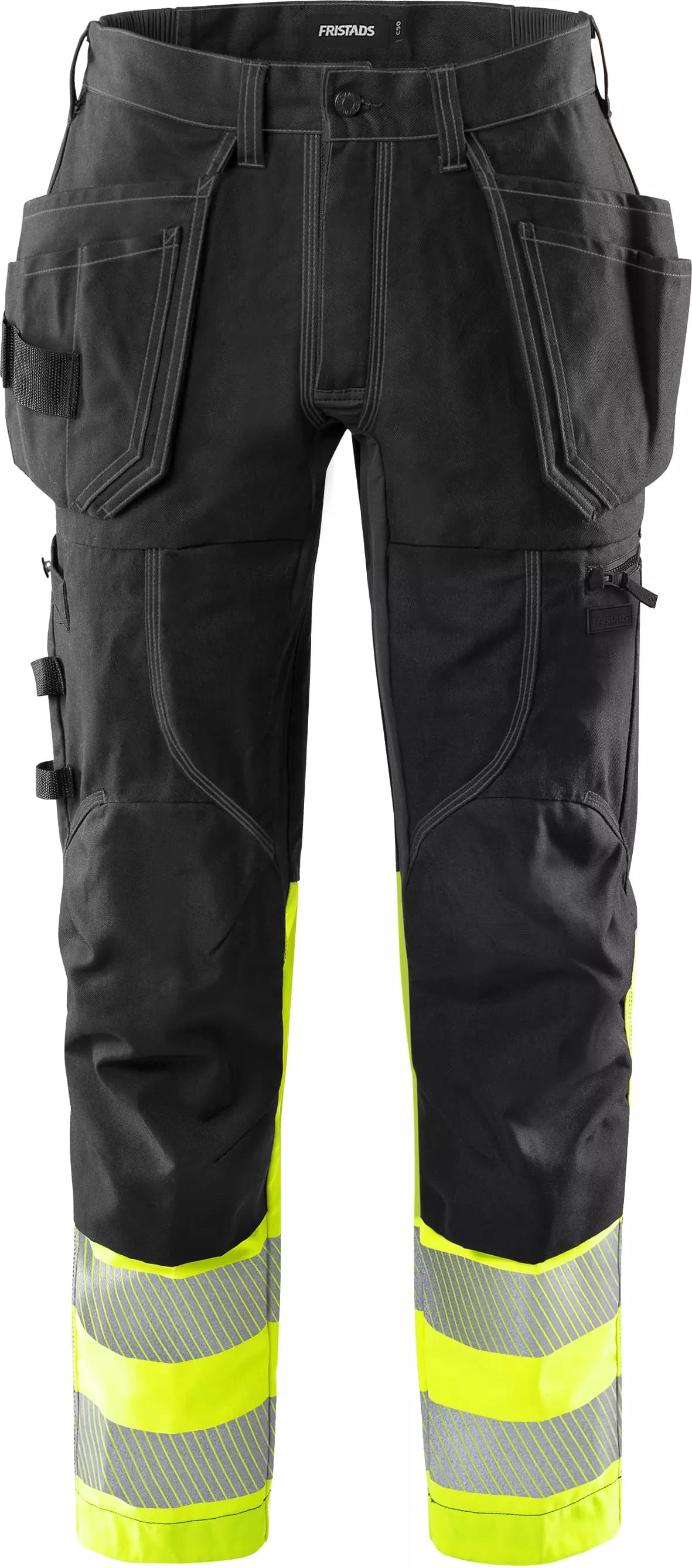 Fristads 132849-196, High Vis Craftsman Stretch Trousers Class 1 2608 FASG, image 1