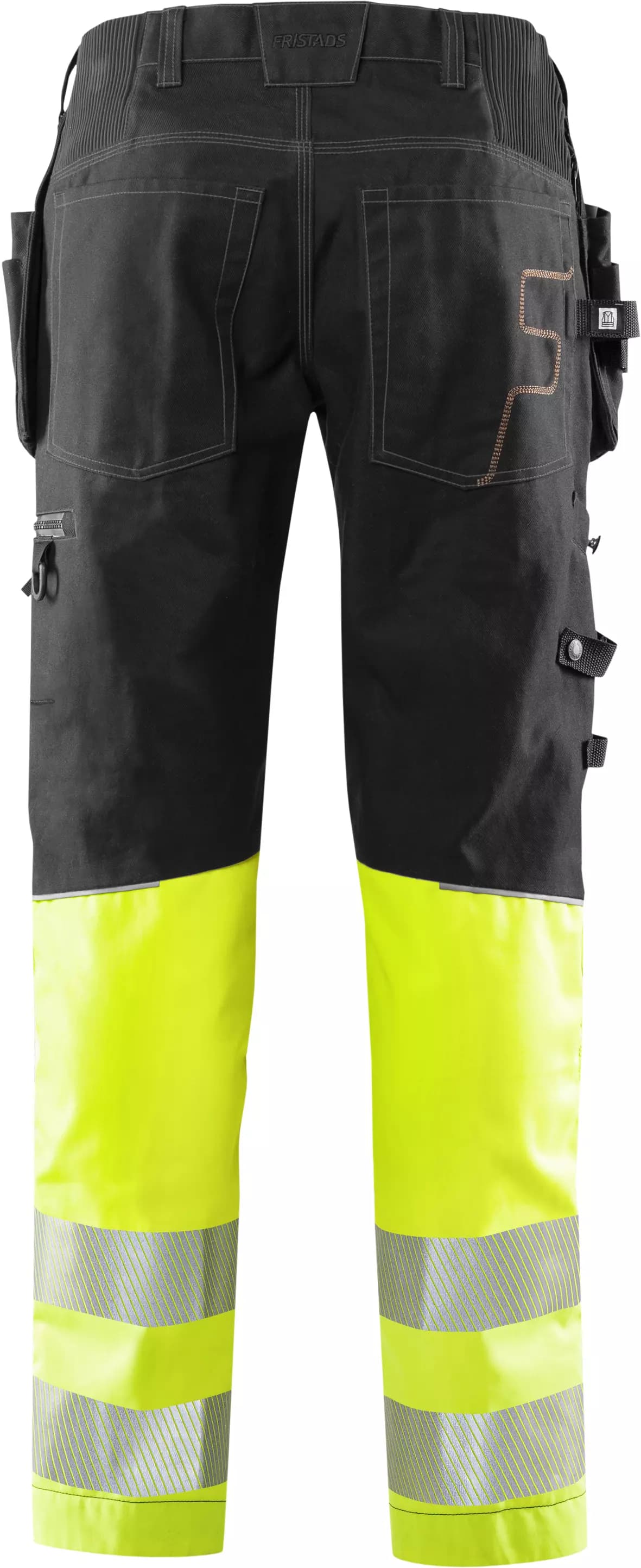 Fristads 132849-196, High Vis Craftsman Stretch Trousers Class 1 2608 FASG, image 2