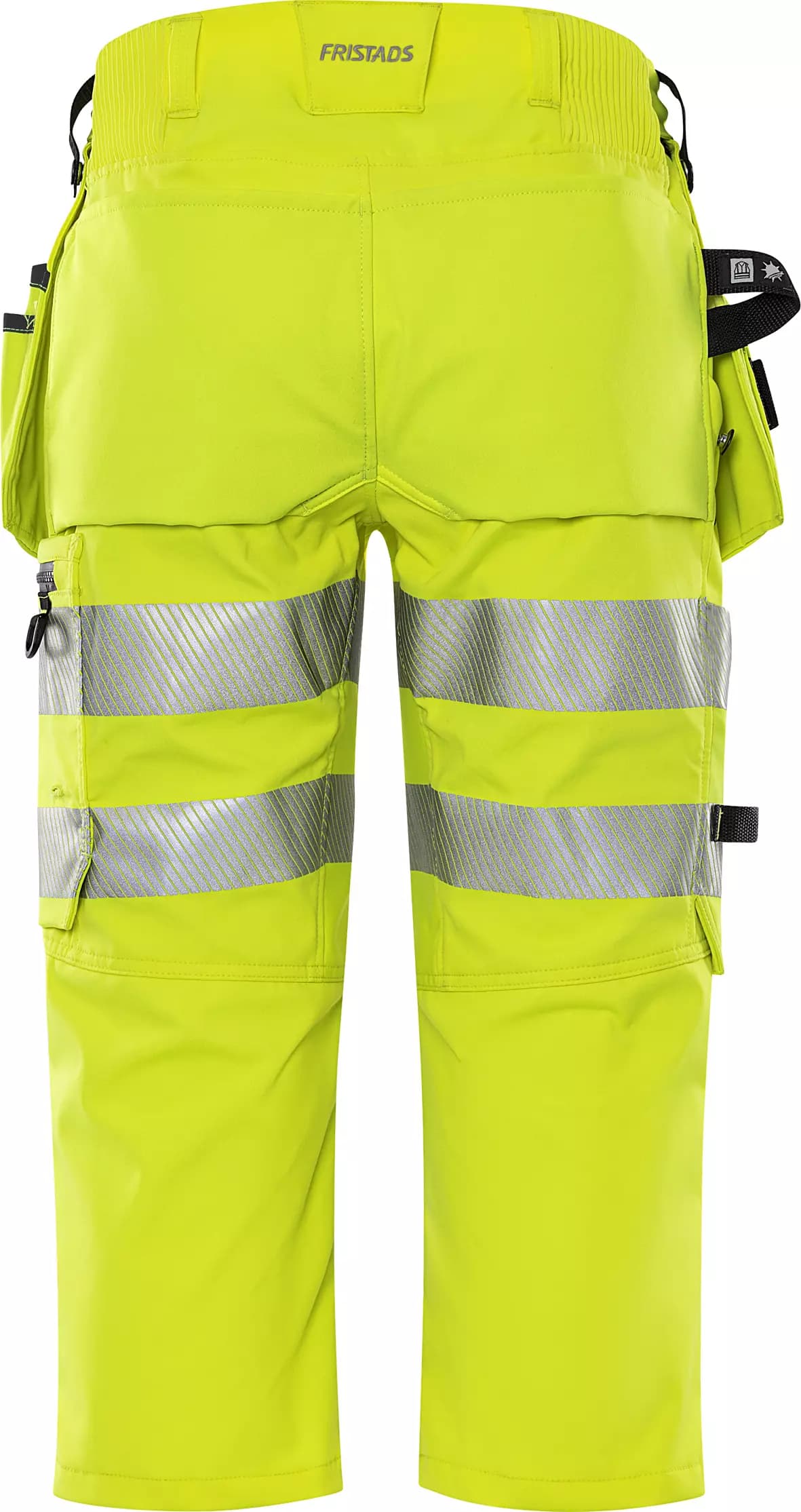 Fristads 301056-196, High Vis Stretch 3/4 Pants Class 2 2666 GSTP, image 2