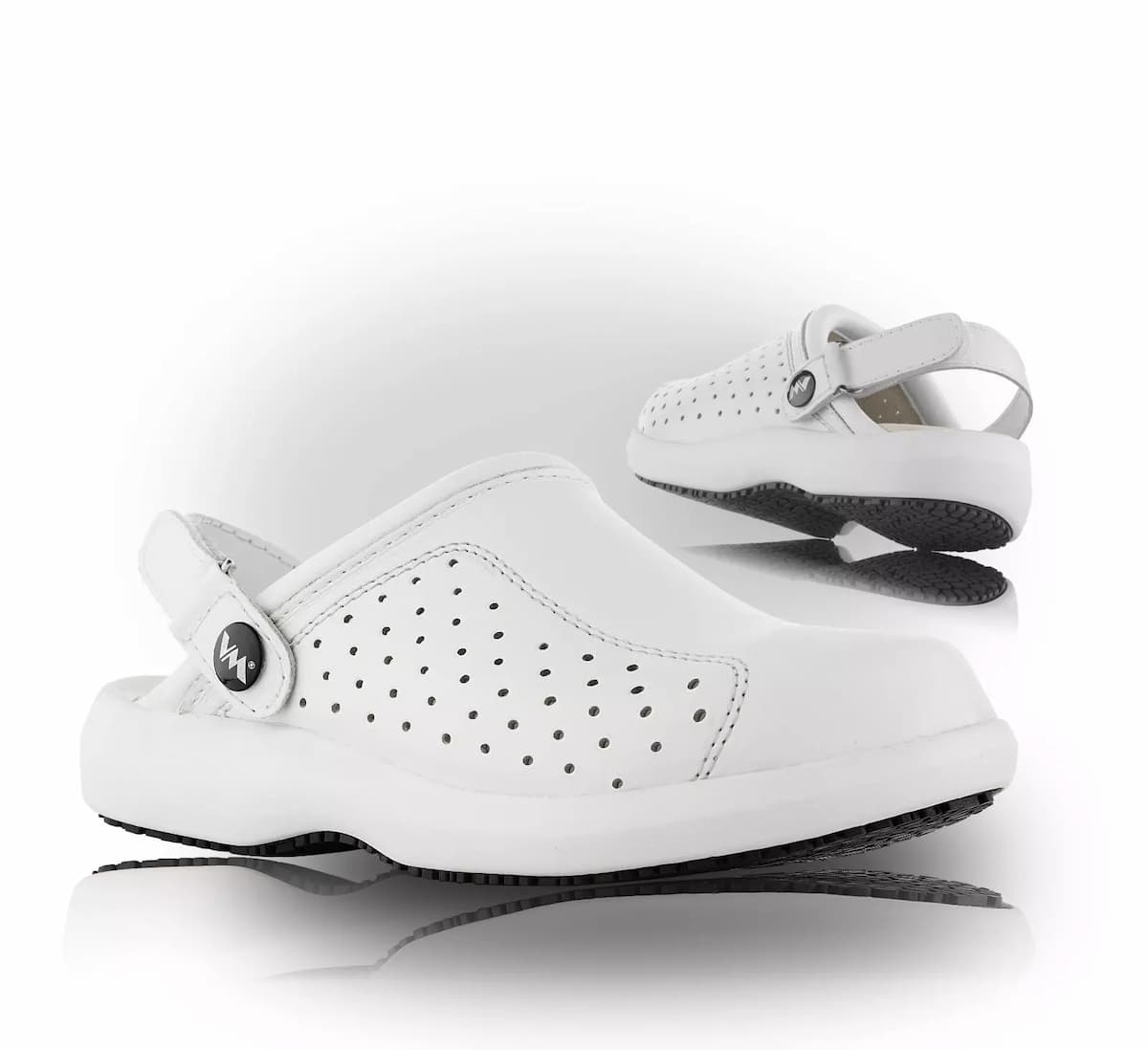 VM Footwear 3995-OB, LINZ Työsandaalit, OB, valkoinen/musta, image 1