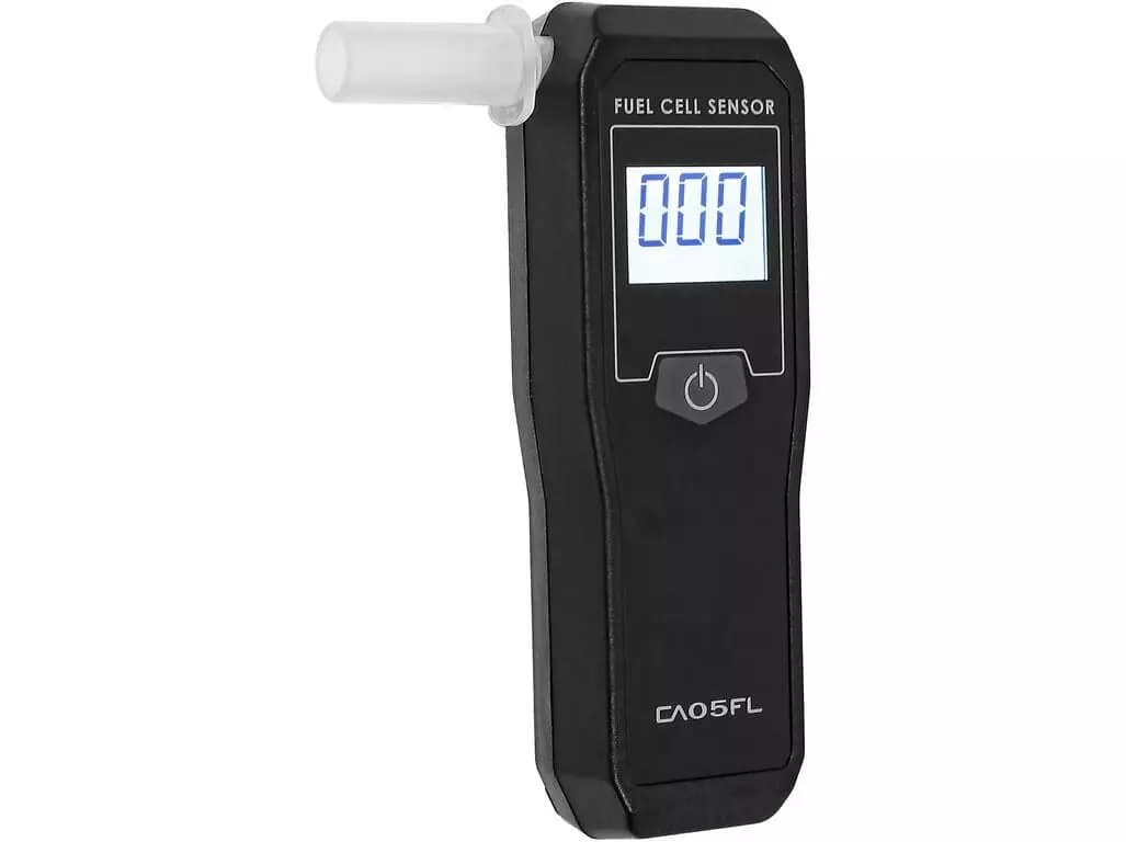 CXS 6123-048-800-00, Ca05Fl Digital Alcohol Tester with LCD Display, Black, image 1