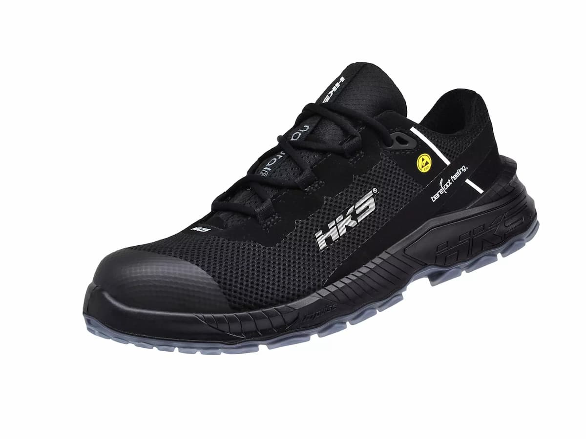 HKS 954078, Barefoot-Feeling BFS 50 matala kenkä S1P, musta, image 3