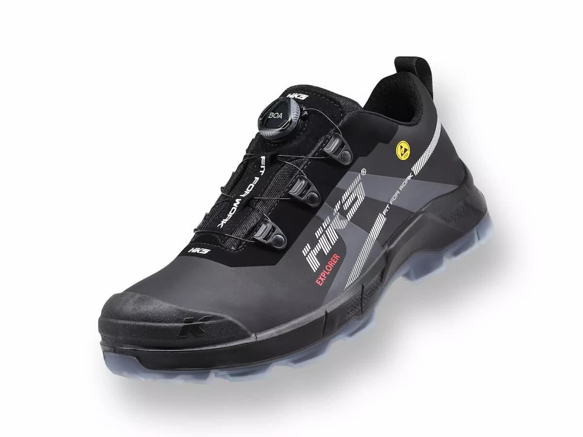 HKS 834102, Crossmax Explorer BOA matala kenkä S3S, musta, image 3