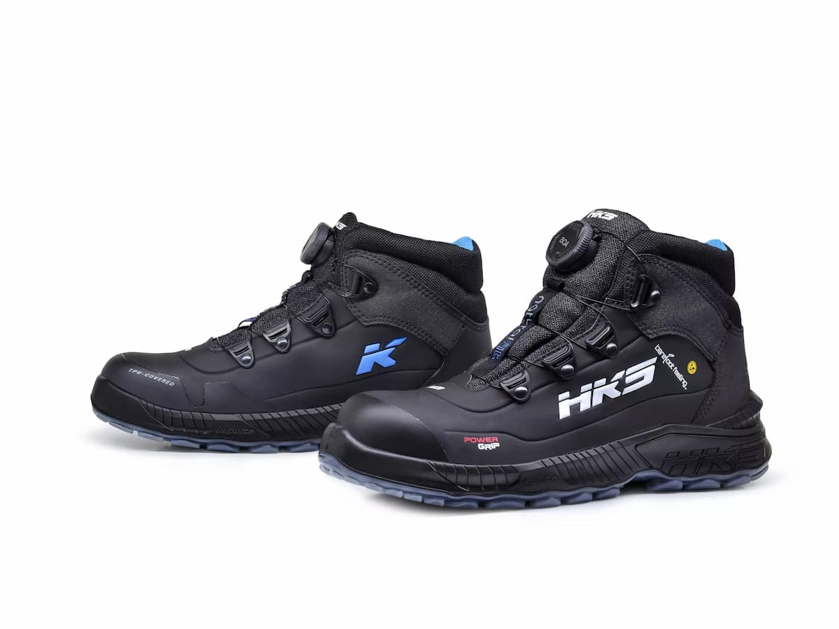 HKS 954038, Barefoot-Feeling BFS 80 BOA halvhög känga S3, svart, image 1