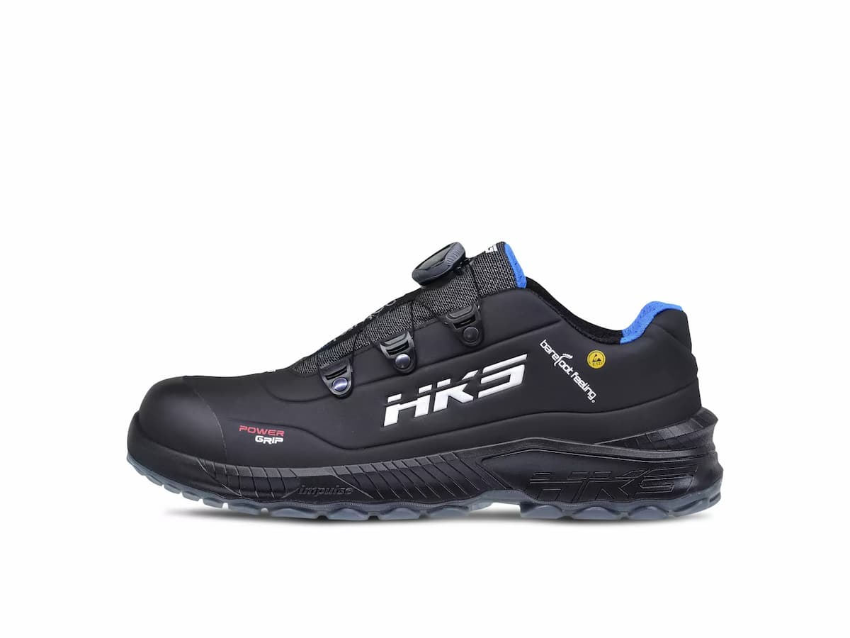 HKS 954028, Barefoot-Feeling BFS 70 BOA matala kenkä S3, musta, image 2