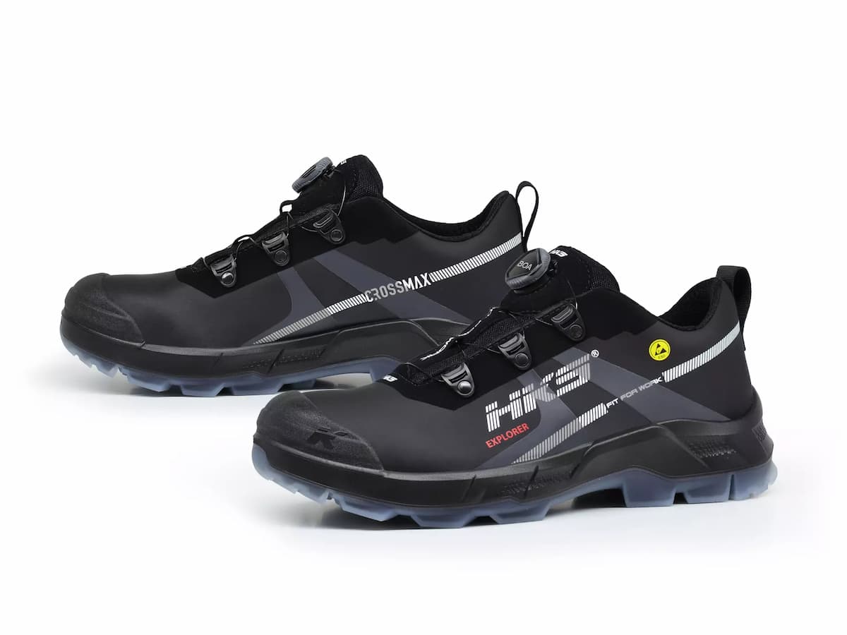 HKS 834102, Crossmax Explorer BOA matala kenkä S3S, musta, image 1