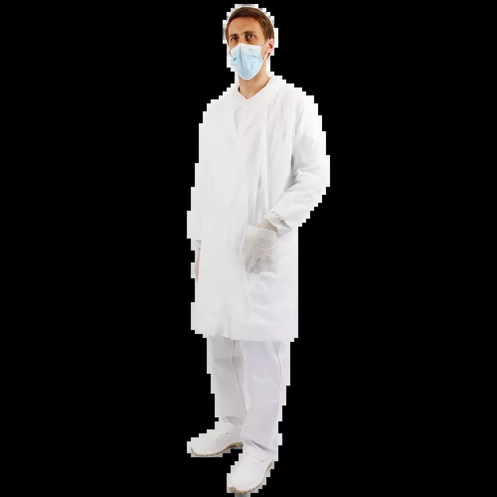 LACUNA 2CORWH-XXL, CORA XXL Lab gown white, image 1