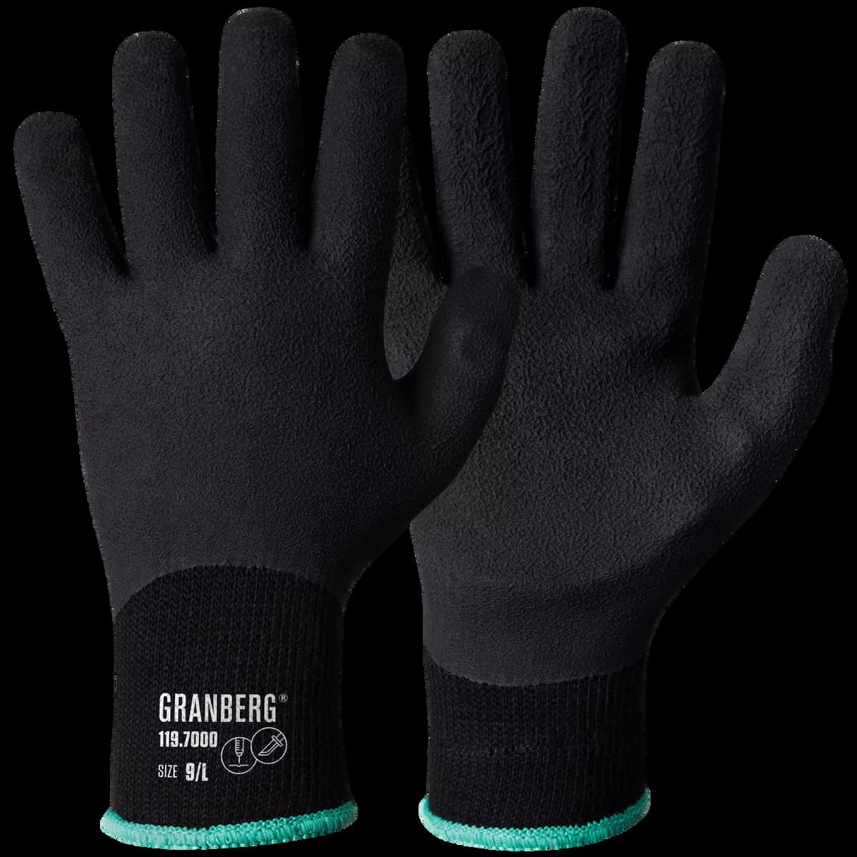 Granberg 119-7000, Needle Resistant Gloves, Black, image 1