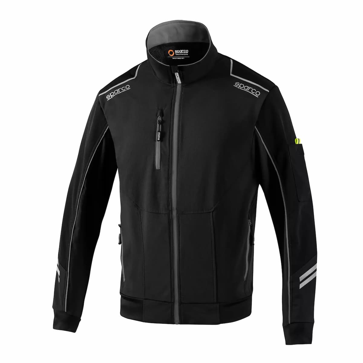 Sparco 02413NRGS, Austin Tech Softshell Jacket, Black/Gray, image 1