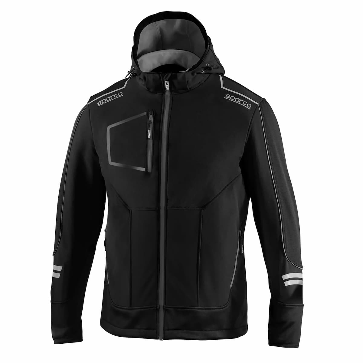 Sparco 02412NRGS, York Tech Softshell-takki, musta/harmaa, image 1