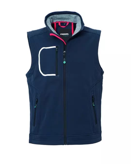 Rossini HH654-01, Zack Softshell-liivi, sininen, image 1