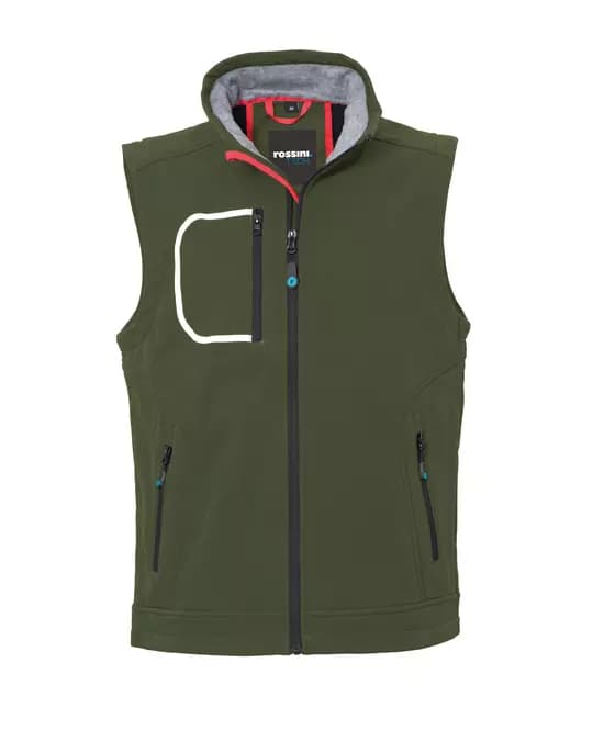 Rossini HH654-04, Zack Softshell-liivi, vihreä, image 1