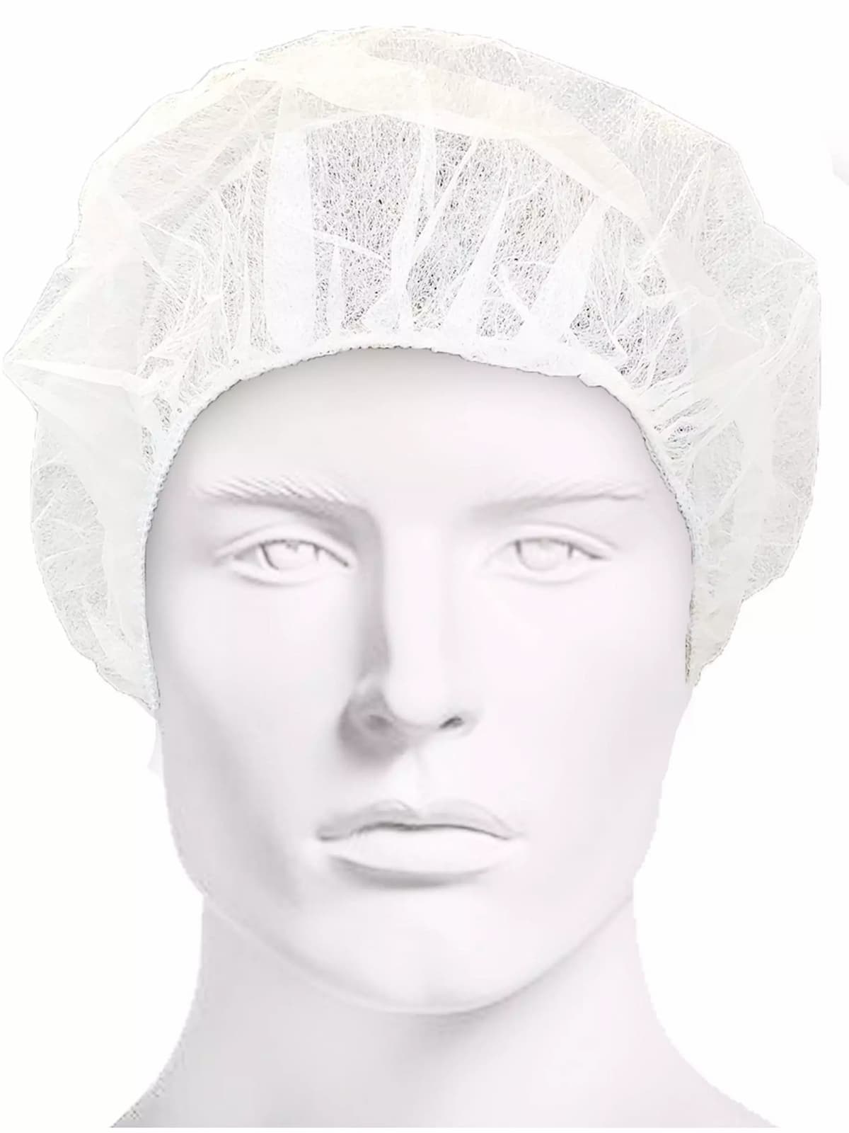 Singer Safety AUUCRTBLAN, Bouffant Cap, 53 cm, White, image 1