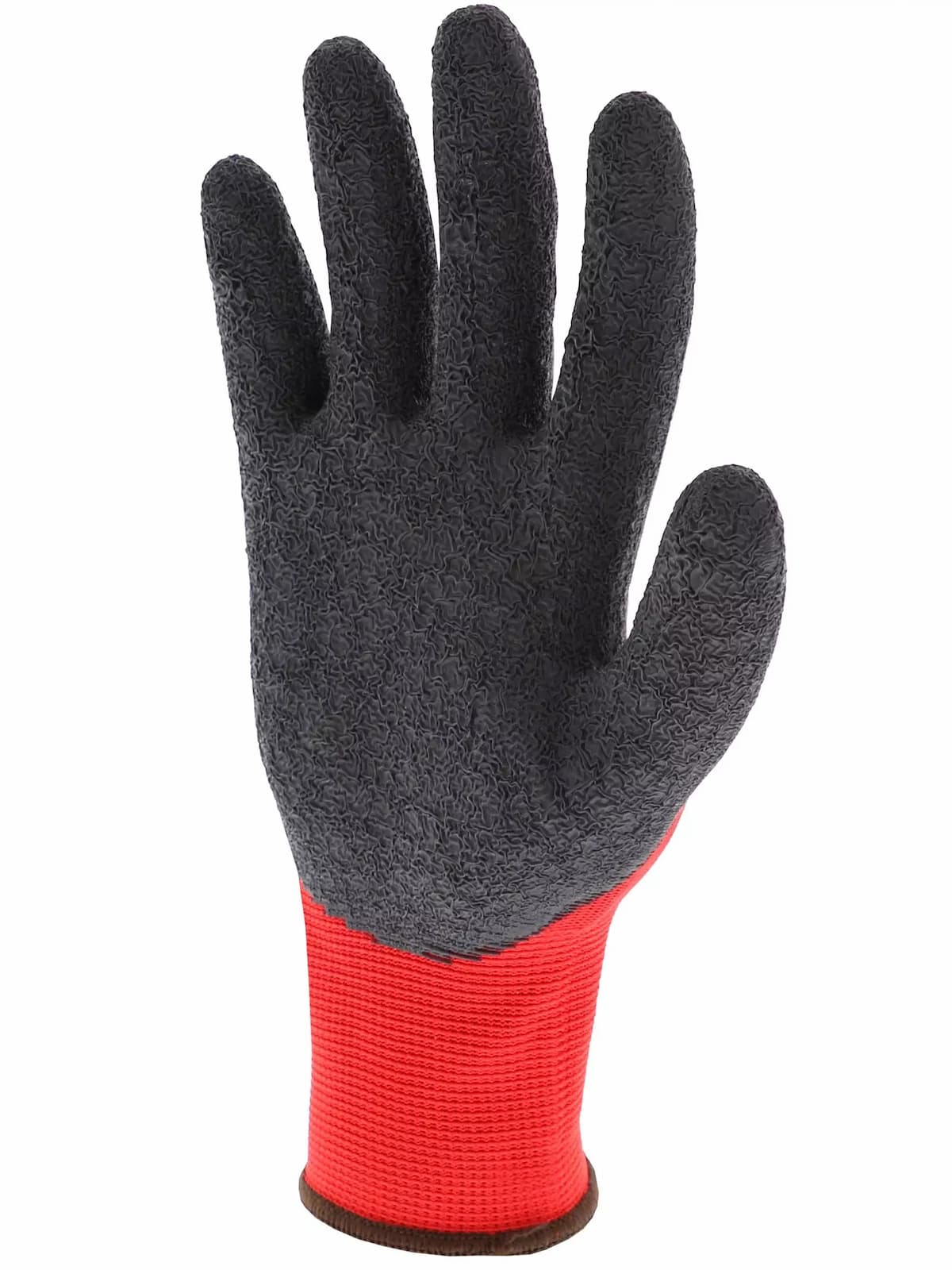 Singer Safety PER73LAT, Strukturierte Latex-Handschuhe, Rot/Schwarz, image 2