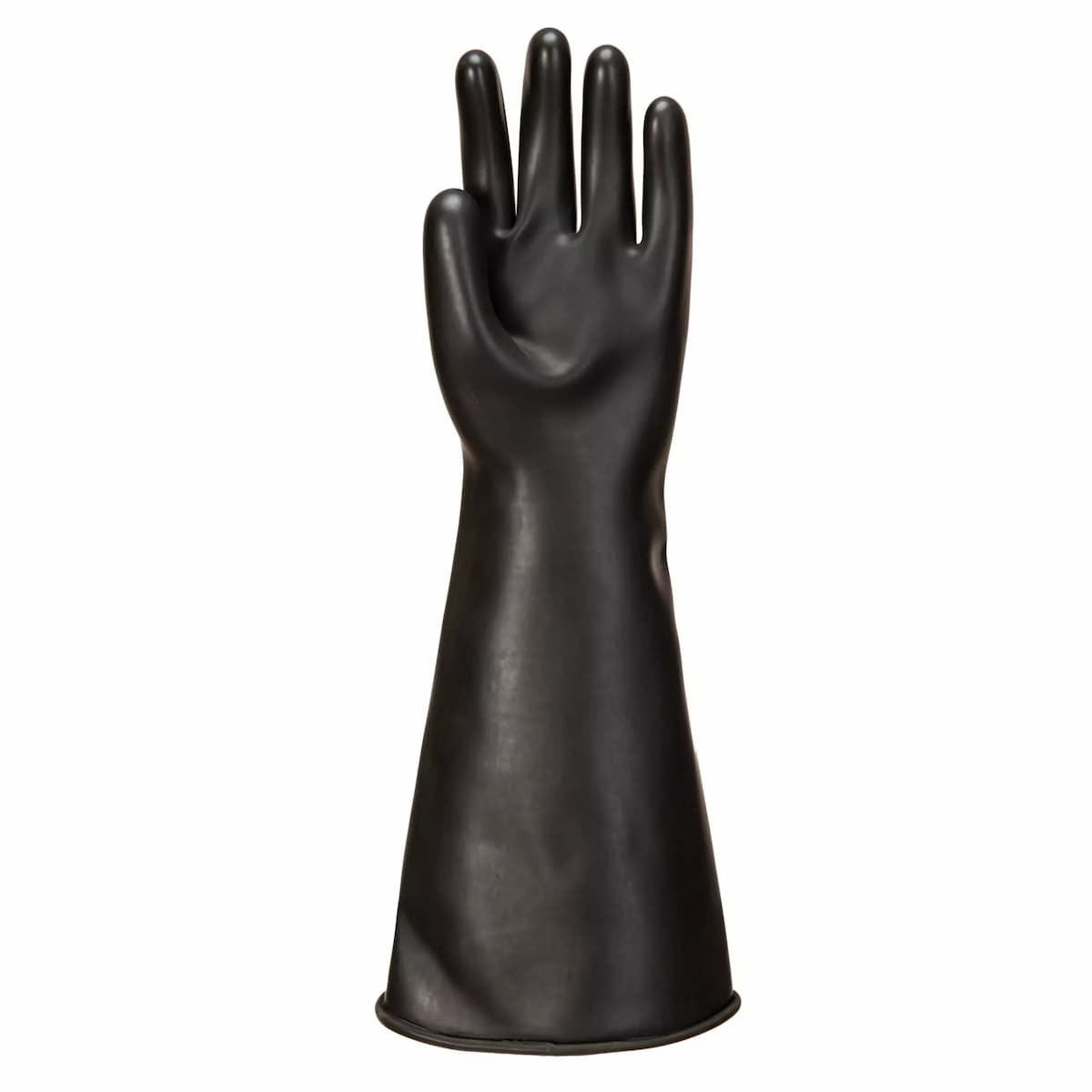 Portwest A802BKR, Heavyweight Latex Rubber Gauntlet, Black, image 2