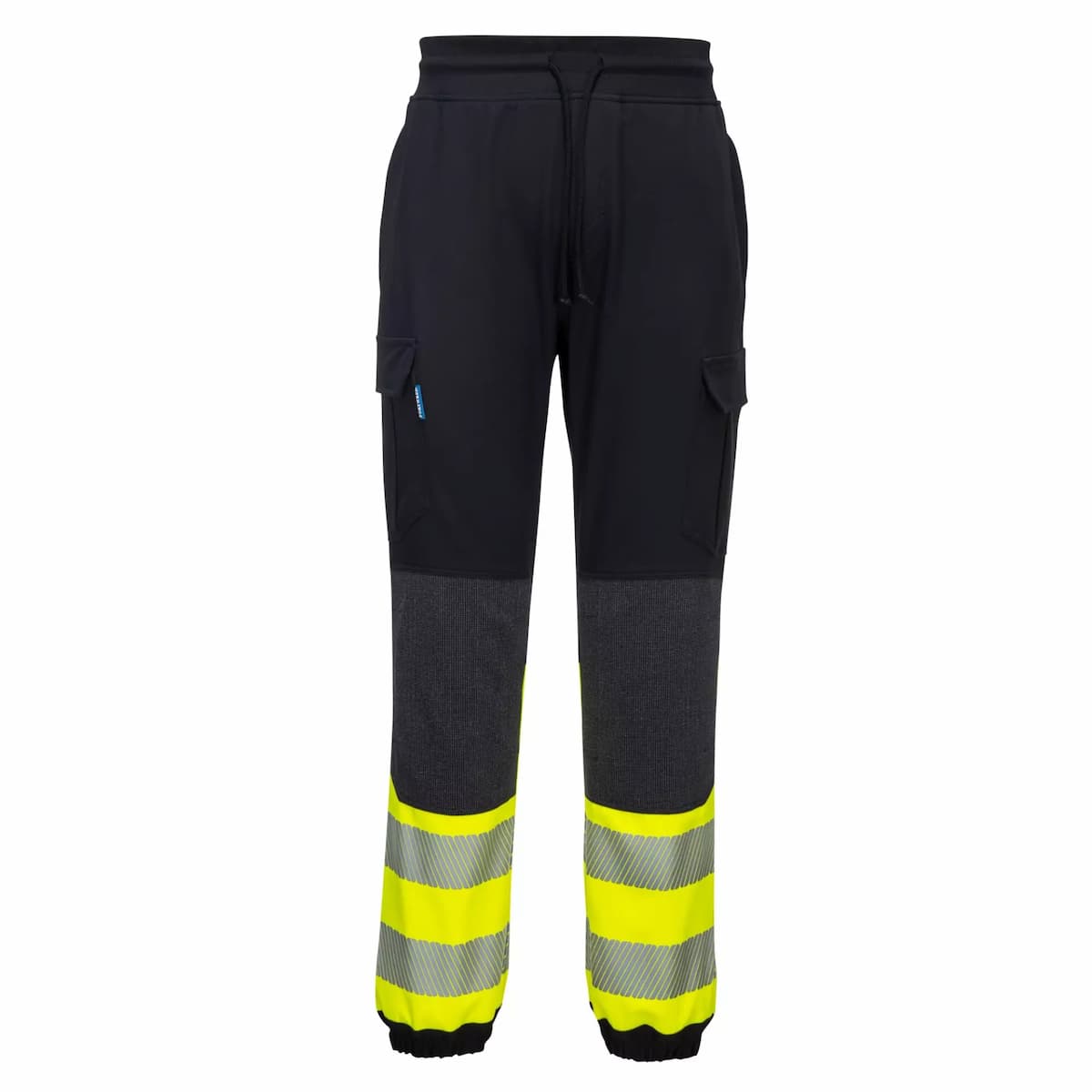 Portwest KX341KYR, PW3 Hi-Vis Flexi Class 1 Jogger, Black/Yellow, image 1