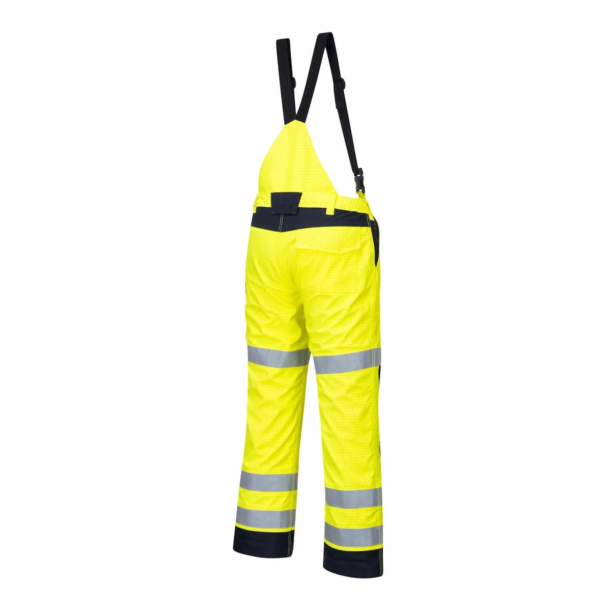 Portwest MV71YNR, Modaflame Rain Multi Norm Arc Trousers, Yellow/Navy, image 3