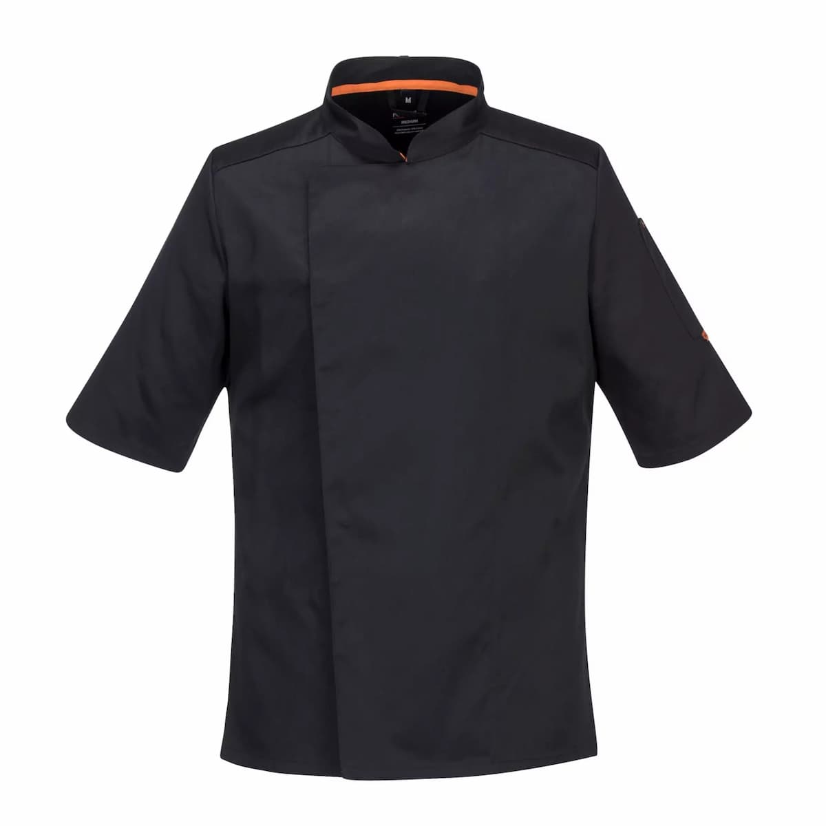 Portwest C738BKR, Chef's MeshAir Pro Jacket S/S, Black, image 1