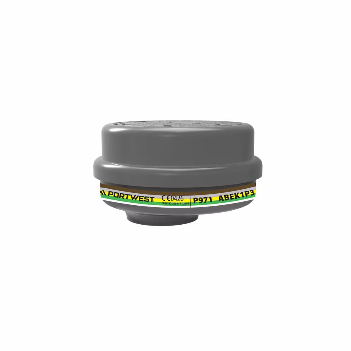 Portwest P971BRR, ABEK1P3 Combination Filter Bayonet Connection, Brown, image 1