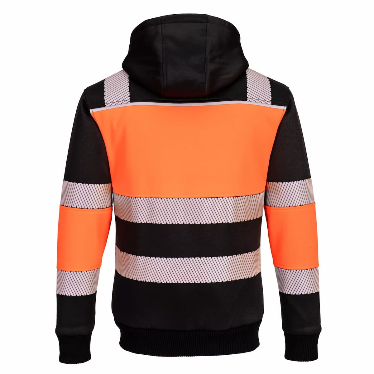 Portwest PW377OBR, PW3 Winter-Kapuzenjacke Klasse 1 mit Reißverschluss, Orange/Schwarz, image 2