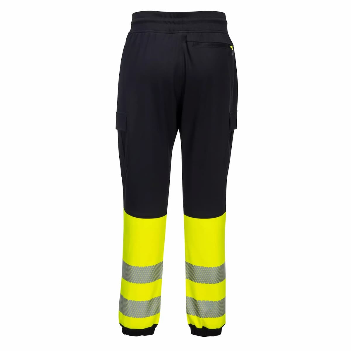 Portwest KX341KYR, PW3 Hi-Vis Flexi Class 1 Jogger, Black/Yellow, image 2