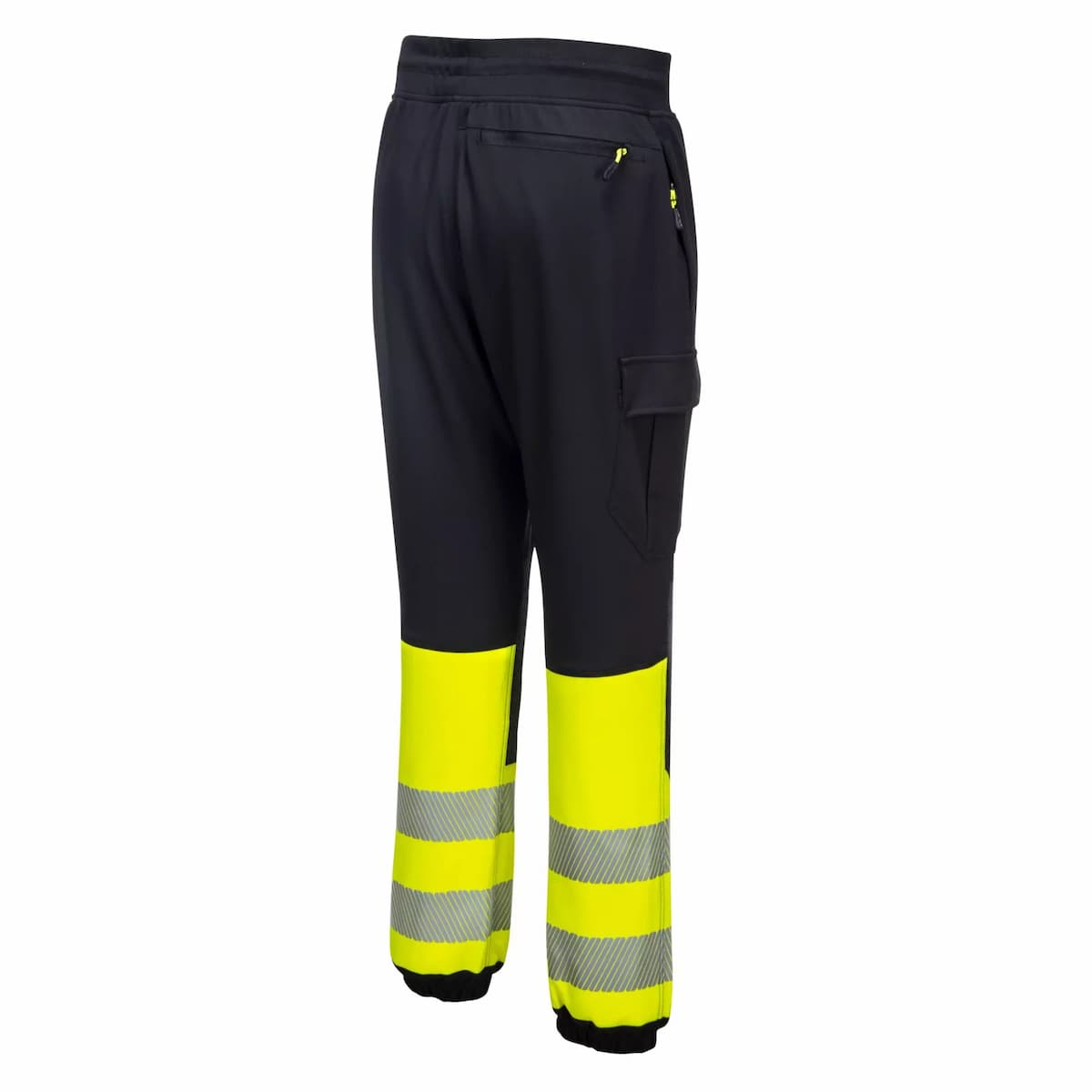 Portwest KX341KYR, PW3 Hi-Vis Flexi Class 1 Jogger, Black/Yellow, image 3
