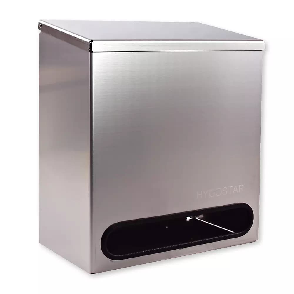 Hygostar 8893, Cap Dispenser, Stainless Steel, image 1