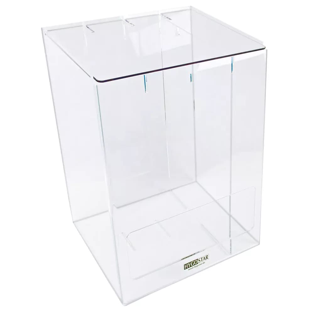 Hygostar 88950, Double Dispenser for Disposable Clothing, Acrylic, image 1
