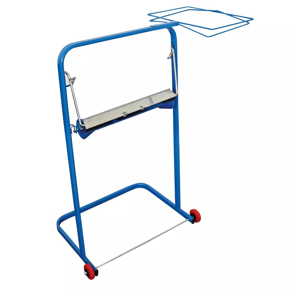 Hygostar 888322, Metal Floor Stand for Cleaning Papers with Waste Bag Holder, image 1