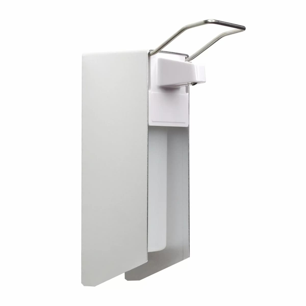 Nitras Medical 56500, Desinfection dispenser with arm lever, 16 x 24,3 x 8,3cm, capacity 500 ml, image 1