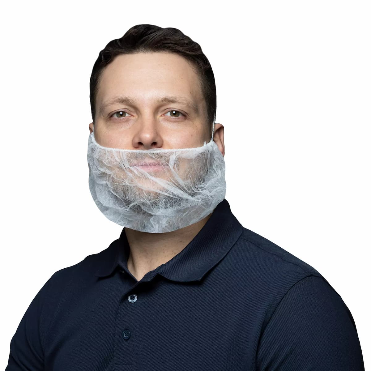 Nitras Medical 435010, Iso valkoinen partasuoja, kuitukangasta, image 1